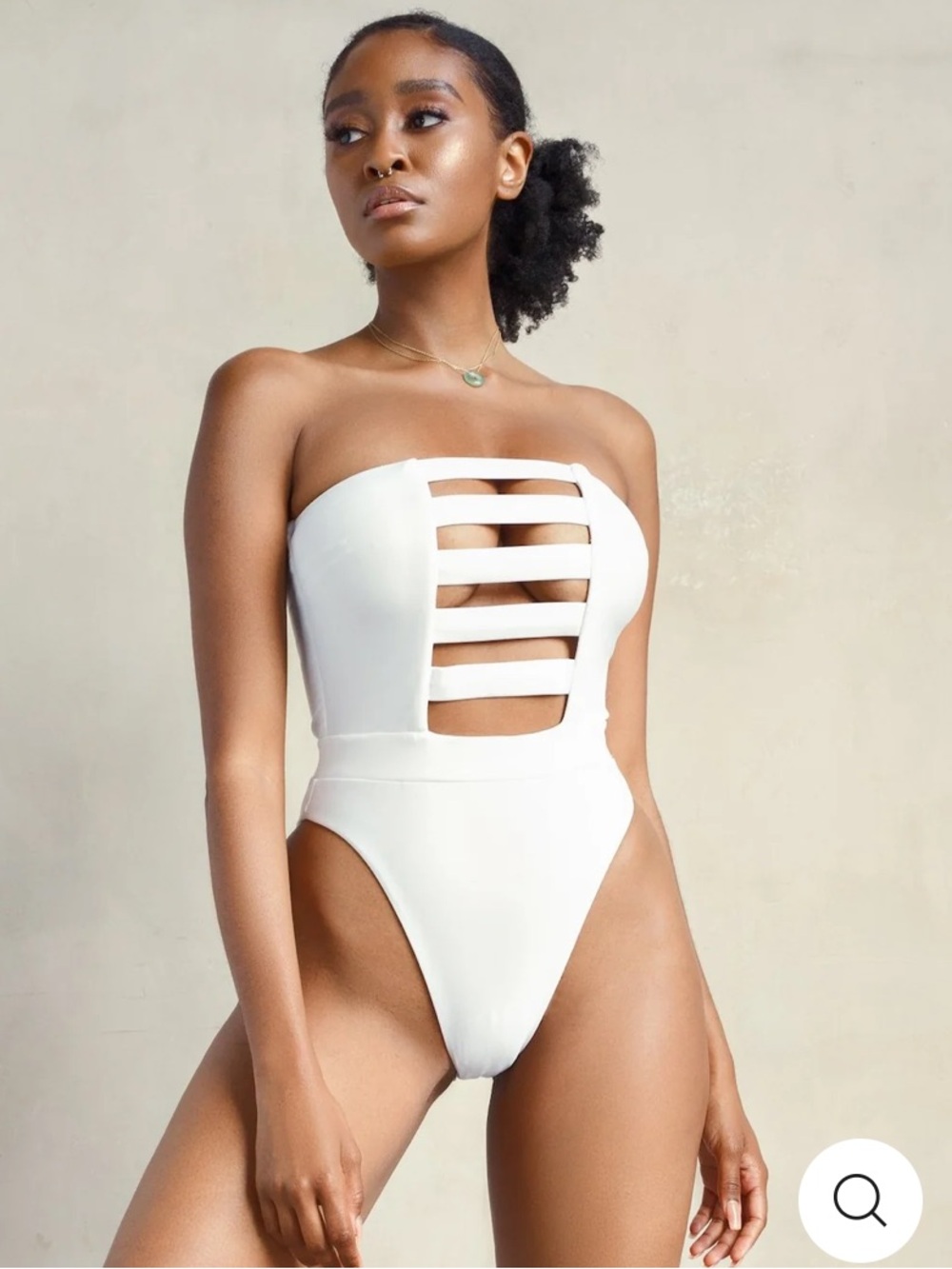 MBM ZEN One-Piece Swimsuit - White